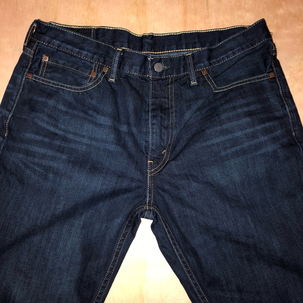 Men’s Levi’s Dark Blue Rinse 511 Slim Jeans 36x34